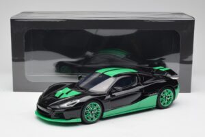Rimac Nevera Record Monochrome Čierny GT Spirit 1:18 GT916 Živica – obrázok 6 z 6