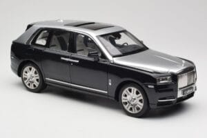 Rolls-Royce Cullinan Čierny & Strieborný OEM 1:18 ROLLS001 Kov – obrázok 6 z 8