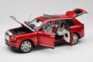 Rolls-Royce Cullinan Červený So Shadow Wheels OEM 1:18 028-18A Kov – obrázok 2 z 8