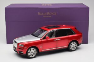 Rolls-Royce Cullinan Červený So Shadow Wheels OEM 1:18 028-18A Kov – obrázok 8 z 8