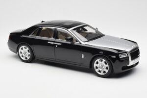 Rolls-Royce Ghost Čierny & Strieborný Kyosho 1:18 008802BKS2 Kov – obrázok 6 z 8