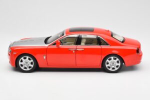 Rolls-Royce Ghost Červený & Strieborný Kyosho 1:18 008802RS Kov – obrázok 4 z 8
