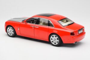 Rolls-Royce Ghost Červený & Strieborný Kyosho 1:18 008802RS Kov – obrázok 7 z 8