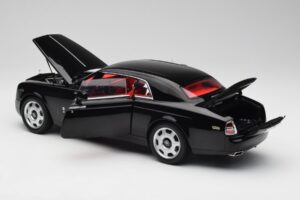 Rolls-Royce Phantom Coupe Diamond Čierny Kyosho 1:18 08862DBK Kov – obrázok 5 z 8