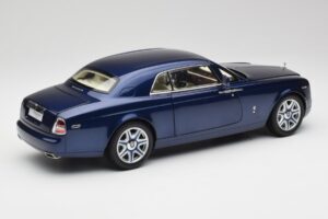 Rolls-Royce Phantom Coupe Metropolitan Modrý Kyosho 1:18 08862BLM Kov – obrázok 3 z 8