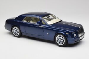 Rolls-Royce Phantom Coupe Metropolitan Modrý Kyosho 1:18 08862BLM Kov – obrázok 6 z 8