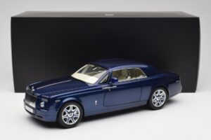 Rolls-Royce Phantom Coupe Metropolitan Modrý Kyosho 1:18 08862BLM Kov – obrázok 8 z 8
