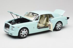 Rolls-Royce Phantom Coupe Turchese Modrý Kyosho 1:18 08862TBL Kov – obrázok 2 z 8