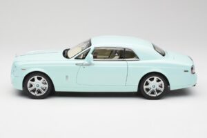 Rolls-Royce Phantom Coupe Turchese Modrý Kyosho 1:18 08862TBL Kov – obrázok 4 z 8