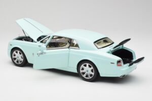 Rolls-Royce Phantom Coupe Turchese Modrý Kyosho 1:18 08862TBL Kov – obrázok 5 z 8