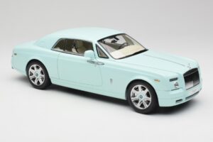Rolls-Royce Phantom Coupe Turchese Modrý Kyosho 1:18 08862TBL Kov – obrázok 6 z 8