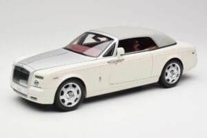 Rolls-Royce Phantom Drophead Coupe English Biely Kyosho 1:18 08871EW2 Kov – obrázok 4 z 10