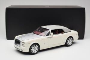 Rolls-Royce Phantom Drophead Coupe English Biely Kyosho 1:18 08871EW2 Kov – obrázok 10 z 10