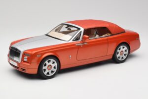 Rolls-Royce Phantom Drophead Coupe Mandarin Oranžový Kyosho 1:18 08871P Kov – obrázok 3 z 10