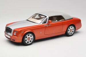 Rolls-Royce Phantom Drophead Coupe Mandarin Oranžový Kyosho 1:18 08871P Kov – obrázok 4 z 10
