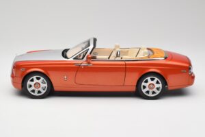 Rolls-Royce Phantom Drophead Coupe Mandarin Oranžový Kyosho 1:18 08871P Kov – obrázok 6 z 10