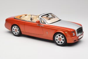 Rolls-Royce Phantom Drophead Coupe Mandarin Oranžový Kyosho 1:18 08871P Kov – obrázok 8 z 10