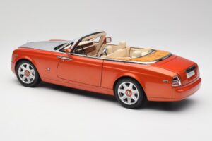 Rolls-Royce Phantom Drophead Coupe Mandarin Oranžový Kyosho 1:18 08871P Kov – obrázok 9 z 10