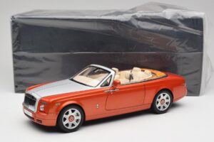 Rolls-Royce Phantom Drophead Coupe Mandarin Oranžový Kyosho 1:18 08871P Kov – obrázok 10 z 10