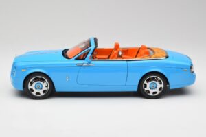 Rolls-Royce Phantom Drophead Coupe Powder Modrý Kyosho 1:18 08871BL Kov – obrázok 6 z 10