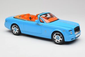 Rolls-Royce Phantom Drophead Coupe Powder Modrý Kyosho 1:18 08871BL Kov – obrázok 8 z 10