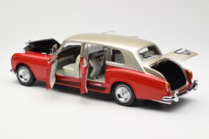 Rolls-Royce Phantom VI Červená Svetlo Béžová Kyosho 1:18 08905RLB Kov – obrázok 5 z 8