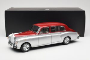 Rolls-Royce Phantom VI Strieborná Červená Kyosho 1:18 08905SR Kov – obrázok 8 z 8