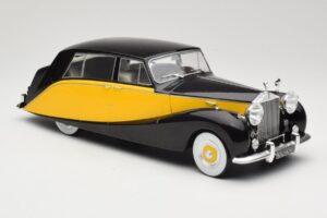 Rolls-Royce Silver Wraith Empress by Hooper Čierny & Žltý MCG 1:18 MCG18066 Kov – obrázok 4 z 6