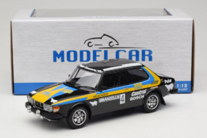 Saab 99 EMS #4 S. Blomqvist / H. Sylvan Rally Sweden Winner 1977 MCG 1:18 MCG18826R Kov – obrázok 6 z 6