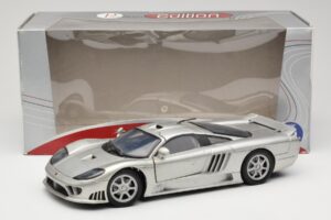 Saleen S7 Strieborný Welly 1:18 23124646-M20 Kov – obrázok 8 z 8
