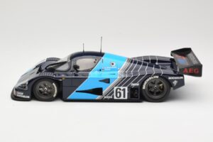 Sauber Mercedes C9 #61 Testcar 1989 Minichamps 1:18 155893500 Kov – obrázok 3 z 6