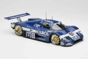 Sauber Mercedes C9 Kouros Racing #61 M. Thackwell / H. Pescarolo 24 Hours of Le Mans 1987 Minichamps 1:18 155873561 Kov – obrázok 4 z 6