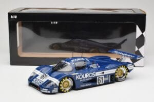 Sauber Mercedes C9 Kouros Racing #61 M. Thackwell / H. Pescarolo 24 Hours of Le Mans 1987 Minichamps 1:18 155873561 Kov – obrázok 6 z 6