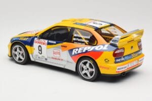 SEAT Cordoba WRC Evo 2 #9 H. Rovanpera / R. Pietilainen Rally San Remo 1999 Otto 1:18 OT483 Živica – obrázok 5 z 6