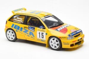 SEAT Ibiza Kit Car Evo 2 #15 H. Rovanpera / R. Pietilanen Rally Monte Carlo 1998 Otto 1:18 OT445 Živica – obrázok 4 z 6