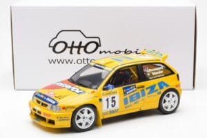 SEAT Ibiza Kit Car Evo 2 #15 H. Rovanpera / R. Pietilanen Rally Monte Carlo 1998 Otto 1:18 OT445 Živica – obrázok 6 z 6