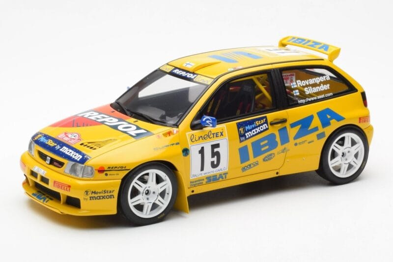 SEAT Ibiza Kit Car Evo 2 #15 H. Rovanpera / R. Pietilanen Rally Monte Carlo 1998 Otto 1:18 OT445 Živica