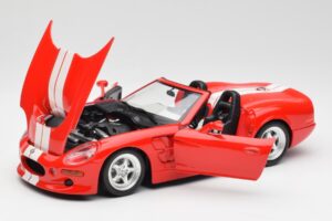 Shelby Series 1 Kabriolet Červený Bburago 1:18 3353 Kov – obrázok 2 z 8