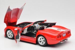 Shelby Series 1 Kabriolet Červený Bburago 1:18 3353 Kov – obrázok 5 z 8