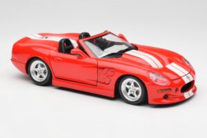 Shelby Series 1 Kabriolet Červený Bburago 1:18 3353 Kov – obrázok 6 z 8