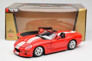 Shelby Series 1 Kabriolet Červený Bburago 1:18 3353 Kov – obrázok 8 z 8