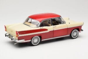 Simca Chambord Červený & Slonovinový Norev 1:18 185721 Kov – obrázok 3 z 8