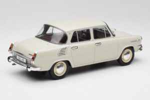 Skoda 1000 MB Šedý & Biely MCG 1:18 MCG18275 Kov – obrázok 2 z 6