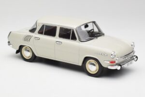 Skoda 1000 MB Šedý & Biely MCG 1:18 MCG18275 Kov – obrázok 4 z 6