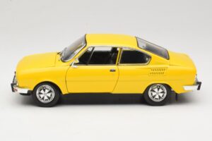 Skoda 110R Coupe Žltý Abrex 1:18 118ABS-707GK Kov – obrázok 4 z 8