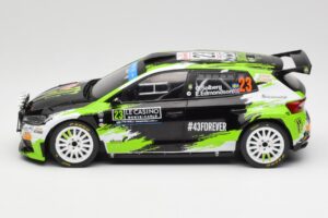 Skoda Fabia Rally2 #23 O. Solberg / E. Edmondson Rally Monte Carlo 2023 IXO 1:18 18RMC155A Kov – obrázok 3 z 6