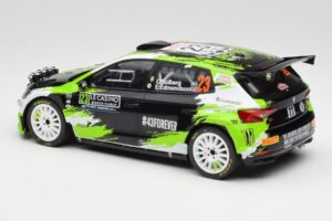Skoda Fabia Rally2 #23 O. Solberg / E. Edmondson Rally Monte Carlo 2023 IXO 1:18 18RMC155A Kov – obrázok 5 z 6