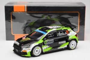 Skoda Fabia Rally2 #23 O. Solberg / E. Edmondson Rally Monte Carlo 2023 IXO 1:18 18RMC155A Kov – obrázok 6 z 6