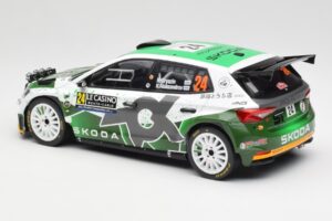 Skoda Fabia Rally2 #24 N. Gryazin / K. Aleksandrov Rally Monte Carlo 2023 IXO 1:18 18RMC155B Kov – obrázok 5 z 6
