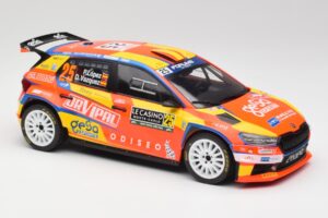Skoda Fabia Rally2 #25 P. Lopez Rally Monte Carlo 2024 IXO 1:18 18RMC199 Kov – obrázok 4 z 6